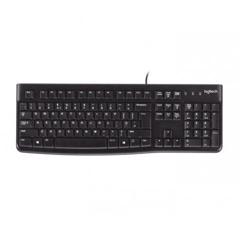 Logitech K120 Teclado USB Frances - Resistente a Salpicaduras - Cable de 1.50m