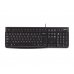 Logitech K120 Teclado USB Frances - Resistente a Salpicaduras - Cable de 1.50m