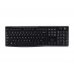 Logitech K270 Teclado Inalambrico USB - Resistente a Salpicaduras - Teclas de Acceso Rapido - Color Negro