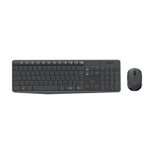 Logitech MK235 Pack Inalambrico Teclado Frances + Raton 3 Botones - Uso Ambidiestro