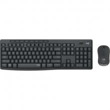 Logitech MK295 Pack Inalambrico Teclado + Raton 1000dpi - 3 Botones - Teclas y Botones Silenciosos - Uso Ambidiestro - Color Negro