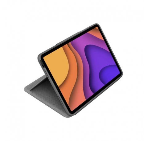 Logitech Folio Touch Funda con Teclado Retroiluminado Inalambrico para iPad Air 4ª Generacion - Trackpad - Escritura Comoda - Angulo Ajustable - Color Gris