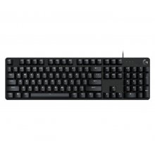 Logitech G413 SE Teclado Mecanico Gaming Retroiluminado - Teclas de Alta Durabilidad - Iluminacion LED Blanca - Anti Ghosting 6 Teclas - Chasis de Aluminio - Conexion USB con Cable 1.8m