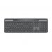 Logitech Signature Slim Solar+ K980 Teclado Inalambrico EspaÃ±ol QWERTY - Carga Solar Automatica con Tecnologia LightCharge - Conectividad Dual Logi Bolt y Bluetooth LE - Teclas Silenciosas - Color Grafito