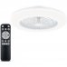 Philips Amigo Flat Fan Ceiling IR RD Ventilador de Techo con Luz LED Hasta 6500K - Aspas Integradas - 20W Ventilador + 42W Luz  - Sparkle - Mando a Distancia - Color Blanco
