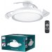 Philips Bliss DC Fan Ceiling Ventilador de Techo con Luz LED Hasta 6500K - Aspas Retractiles - 35W Ventilador + 28W Luz - Sparkle -  Mando a Distancia - Color Blanco