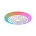 Philips Amigo Flat Fan Ceiling IR RD Ventilador de Techo con Luz LED Hasta 6500K - Aspas Integradas - 20W Ventilador + 40W Luz - RGB -  Mando a Distancia - Color Blanco