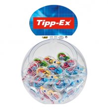 Tipp-Ex Mini Pocket Mouse Fashion Expositor con 40 Cintas Correctoras 5mm x 6m - Resistente - Escritura Instantanea