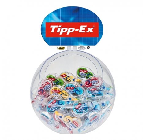 Tipp-Ex Mini Pocket Mouse Fashion Expositor con 40 Cintas Correctoras 5mm x 6m - Resistente - Escritura Instantanea