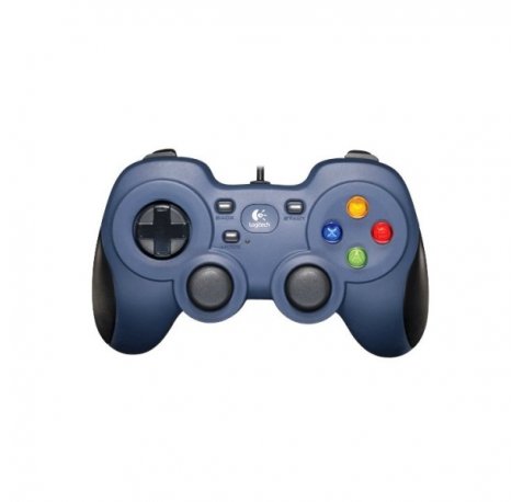 Logitech F310 Mando/Gamepad USB - 10 Botones Programables - Cable de 1.80m - Color Azul