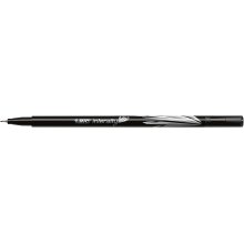 Bic Intensity Fine Rotulador de Punta Fina de 0.8mm - Trazo de 0.4mm - Tinta con Base de Agua - Color Negro (12 uds)