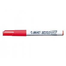 Bic Velleda 1741 Marcador para Pizarra - Punta de 4.5 mm - Trazo 1.4mm - Tinta con Base de Acetona - Borrado Optimo - Larga Duracion - Color Rojo (12 uds)