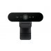 Logitech Brio 4K Webcam - Zom Digital 5X - Enfoque Automatico - Doble Microfono integrado - Negro