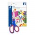 Staedtler Noris 965 Tijera Escolar de Seguridad - Agarre Ergonomico Suave - Cuchillas Romas - Longitud 14cm