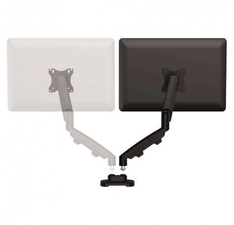 Fellowes Eppa Kit de Conversion para Monitor Doble - Hasta 39" y 8kg - Ajustable con Muelle de Gas - Color Negro