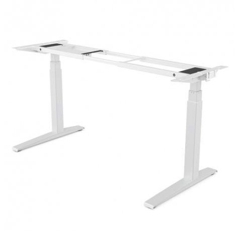 Fellowes Estructura Metálica para Mesa Regulable en Altura Levado - 4 Configuraciones de Memoria - Motor Dual - Silenciosa y Rapida - Color Blanco