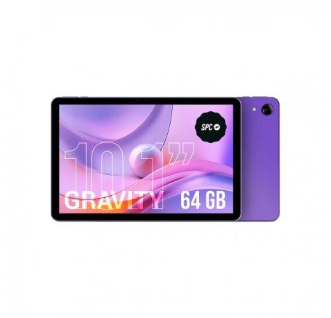 SPC Gravity 6 Tablet Pantalla IPS 10.1" - 4GB - 64GB - Camara 2Mpx - Bateria 5000mAh - Color Violeta