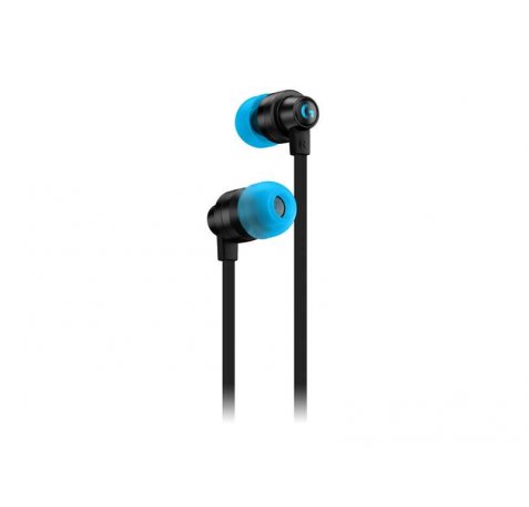 Logitech G333 Auriculares Gaming con Microfono - Adaptador USB-C - Multiplataforma - Altavoces Dinamicos - Jack 3.5mm - Color Negro/Azul