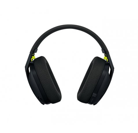 Logitech G435 Auriculares Gaming Inalambricos - Diadema Ajustable - Bluetooth LightSpeed - 2 Microfonos - Color Negro y amarillo fluorescente