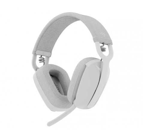 Logitech Zone Vibe 100 Auriculares Inalambricos - Bluetooth 5.2 - Alcance 30 metros - 2 Microfonos - Color Blanco Crudo