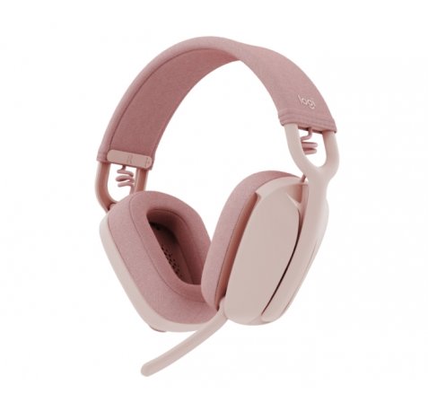 Logitech Zone Vibe 100 Auriculares Inalambricos - Bluetooth 5.2 - Alcance 30 metros - 2 Microfonos - Color Rosado