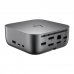 HP Dock G6 100W Thunderbolt 4 con 8 Puertos - 2xUSB-C, 3xUSB-A, 2xDisplay Port, 1xHDMI, 1xRJ-45 - Alimentacion hasta 100W via USBâ??C PD - Color Gris