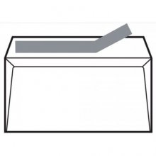 Sam Pack de 500 Sobres de Papel Offset 90grs - Medidas 176x231mm - Autoadhesivo con Tira de Silicona - Color Blanco