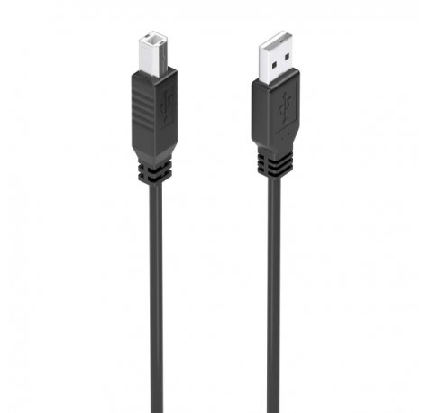 Aisens Cable USB 2.0 con Amplificador - Tipo A/M-B/m - 15m - Color Negro