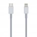 Aisens Cable Lightning a USB-C USB 2.0 - Lightning/M-USB-C/M - 20cm - Color Blanco