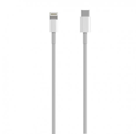 Aisens Cable Lightning a USB-C USB 2.0, Lightning/M-USB-C/M - 0.5m - Color Blanco