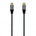 Aisens Cable USB 3.2 Gen2x2 Aluminio 20Gbps 8K@30Hz 5A 100W E-Mark, Tipo USB-C/M-USB-C/M - 0.6m - Color Gris
