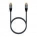 Aisens Cable USB 3.2 Gen2x2 Aluminio 20Gbps 8K@30Hz 5A 100W E-Mark, Tipo USB-C/M-USB-C/M - 1.0m - Color Gris