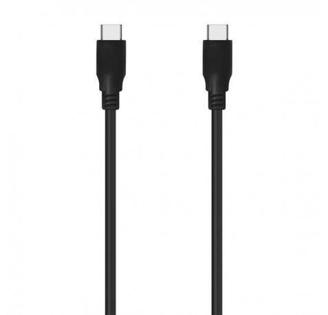Aisens Cable USB 3.2 GEN2X2 20GBPS 8K@30Hz 5A 100W E-Marker - Tipo USB-C/M-USB-C/M - 1.0m - Color Negro