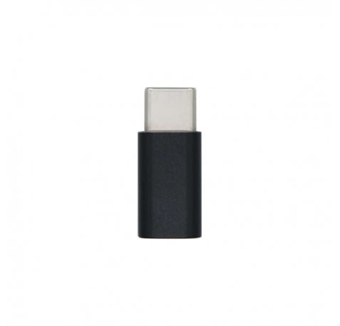 Aisens Mini Adaptador USB-C USB 2.0  - Tipo Micro-B/H-USB-C/M - Color Negro