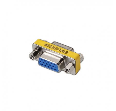 Aisens Adaptador SVGA - HDB15/H-HDB15/H - Color Amarillo