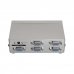 Aisens SVGA Duplicador para 4 Monitores con Alimentacion - Color Plata
