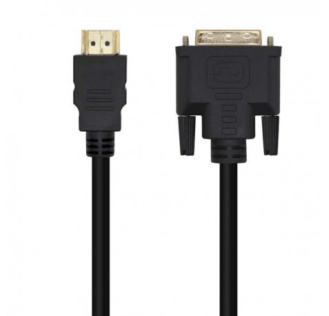 Aisens Cable DVI a HDMI - DVI18+1/Macho-HDMI A Macho - 3.0m - Color Negro
