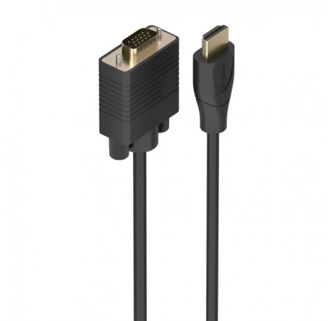 Aisens Cable Conversor HDMI a SVGA - Longitud 2m - HDMI Macho - HDB15 Macho - Soporta Resoluciones hasta 1080P - Plug and Play - Color Negro