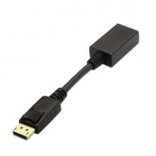 Aisens Conversor Displayport a HDMI - DP/M-HDMI A Hembra - 15cm - Color Negro