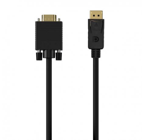 Aisens Cable Conversor DisplayPort a VGA - DP/M-VGA/M - 1.0M - Color Negro