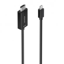 Aisens Cable Conversor MINI DP a HDMI 4K@60HZ - MINI DP/M-HDMI/M - 3.0m - Color Negro