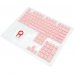Redragon Scarab A130 Pack de 26 Teclas - Tecnologia de Inyeccion Doble Disparo - Capa Translucida - Color Rosa