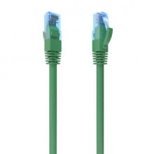 Aisens Cable de Red Latiguillo RJ45 Cat.6 UTP AWG26 CCA - 25cm - Color Verde