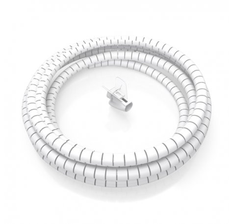 Aisens Organizador de Cable en Espiral 25mm - 1.0m - Color Blanco