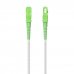 Aisens Cable Fibra Optica Latiguillo G657A2 3.0 9/125 SMF Simplex CPR Dca LSZH - SC/APC-SC/APC - 150m - Color Blanco