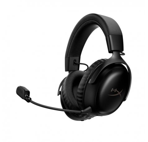 HyperX Cloud III S Wireless Auriculares Gaming - Controladores de 53 mm - Inalambrico 2.4Ghz / Bluethooth - Microfono - Multiplataforma - Color Negro