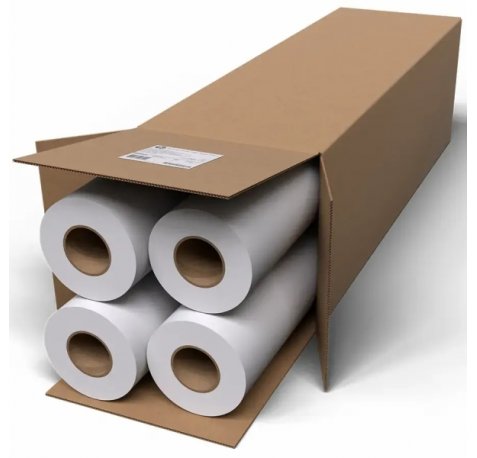 HP Pack de 4 Rollos Papel Blanco Brillante 90gr 24" - 610mm x 45.7m - (Pack 4 x C6035A)