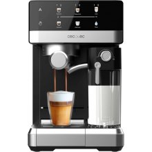Cecotec Power Espresso 20 Touch & Cream Cafetera Espresso - Capacidad 1.8L - Presion 20bar - Deposito de Leche 500ml - Pantalla Tactil con Recetario - Color Negro
