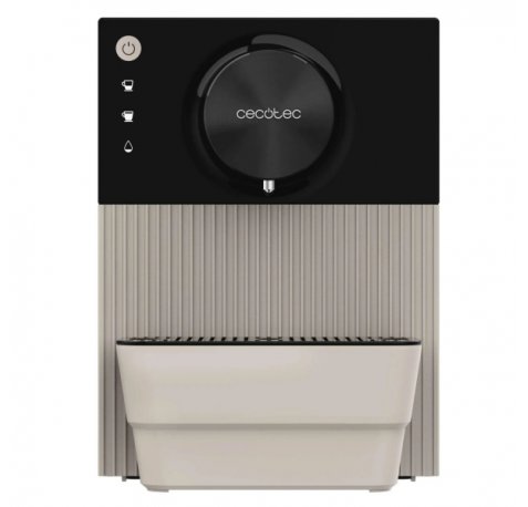 Cecotec Cremmaet Cube Beige Cafetera Superautomatica - 19bar - Deposito de 1.1L - Sistema de Prensado y Pre-Infusion - Sistema Thermoblock - Pantalla Tactil - Termoblock - Deposito de Cafe de 110g - 5 Niveles de Molido - Modo Eco - Color Beige