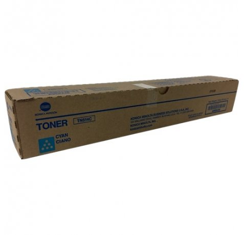 Konica Minolta TN514 Cyan Cartucho de Toner Original - A9E8450/TN514C